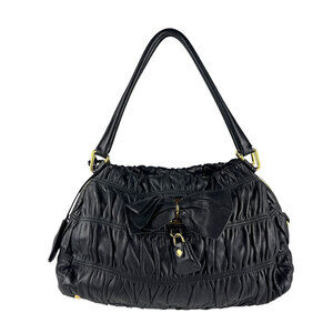 Prada Nappa Gaufre Bag black leather